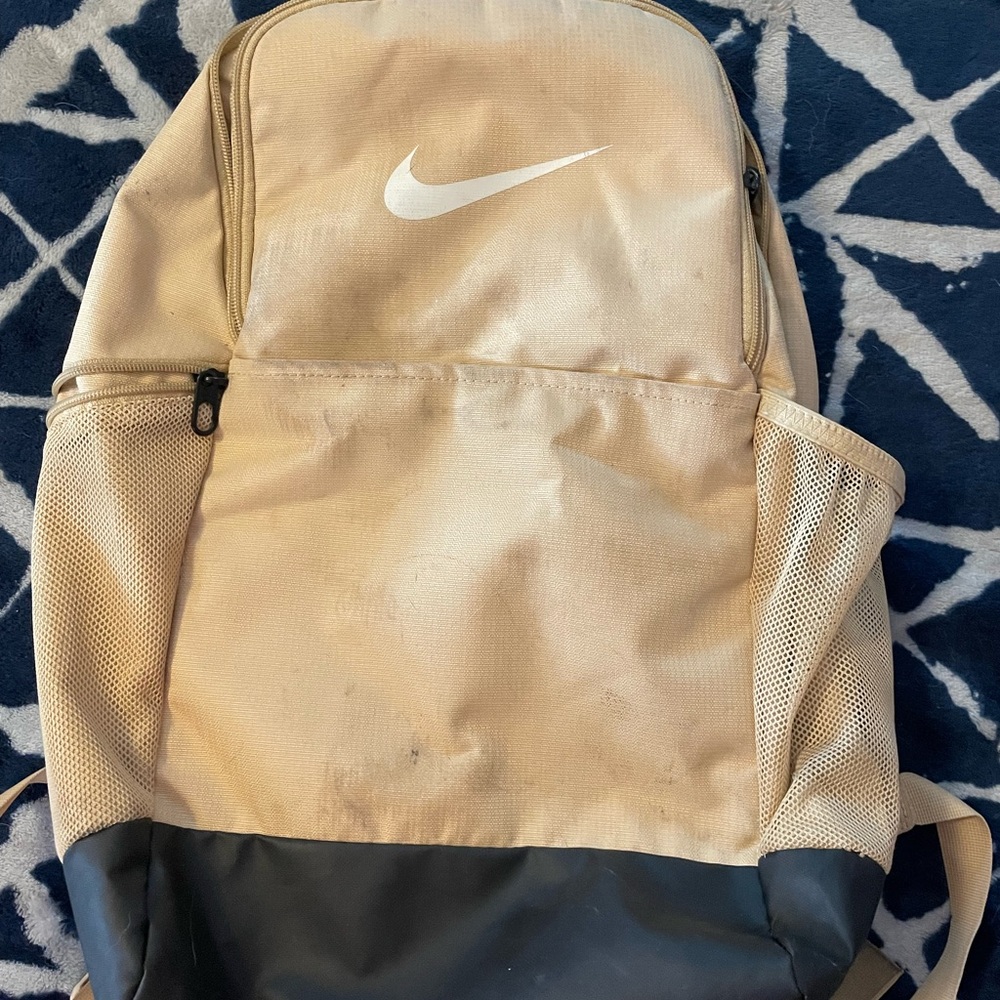 Nike Beige and Black Men's Backpack